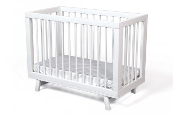 Кроватка для новорожденного Lilla Aria Белый