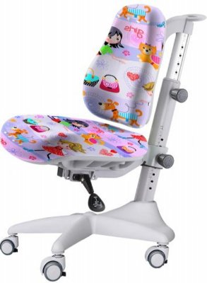 Детское кресло Mealux Match (Y-528) Фиолетовая с девочками