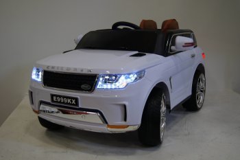 Детский электромобиль Rivertoys Range Rover Sport E999KX (Ривертойс Ранж Ровер Спорт) Белый