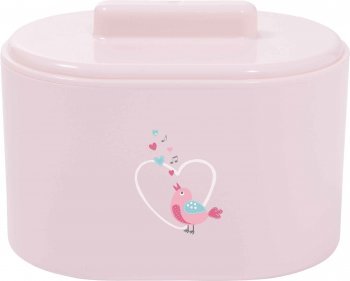 Коробочка пластиковая для гигиенических принадлежностей Bebe Jou (Беби Жу) Розовый