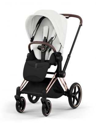 Прогулочная коляска Cybex Priam V Off White (шасси на выбор)