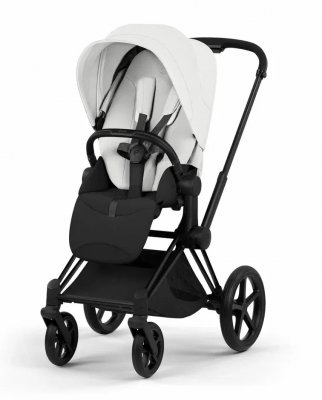 Прогулочная коляска Cybex Priam V Off White (шасси на выбор) шасси Matt Black
