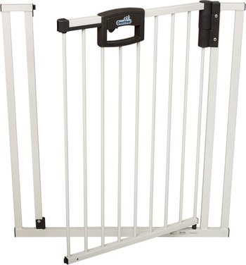Ворота безопасности Geuther EasyLock Plus 84,5-92,5 см с креплением к лестнице (4793+) Белый 