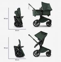 Детская коляска 2 в 1 Bugaboo Fox5 Noir Midnight Green Limited Edition 17