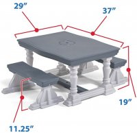 Стол со скамейками Step 2 (493999) 2