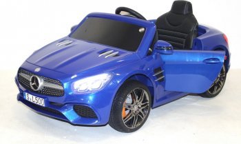 Детский электромобиль RiverToys MERCEDES-BENZ SL500 Синий