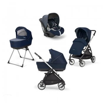 Коляска 3 в 1 Inglesina Electa System Quattro Soho Blue