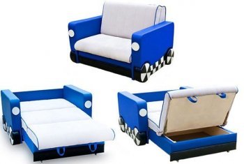 Кресло-кровать ABC King (Advesta) Formula Синий