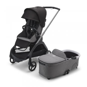 Детская коляска 2 в 1 Bugaboo Dragonfly на шасси Graphite Graphite/ Grey Melange/ Midnight Black