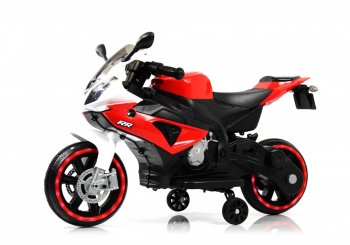 Детский электромотоцикл Rivertoys X002XX красно-белый
