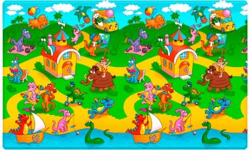 Коврик игровой детский односторонний (2300х1400х10) Funkids art. FD-B10-1S, 005/012 цвет (005)