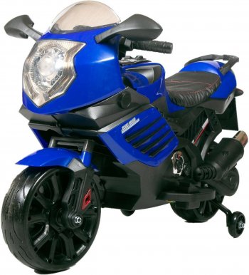 Электромотоцикл Rivertoys K333KK Синий