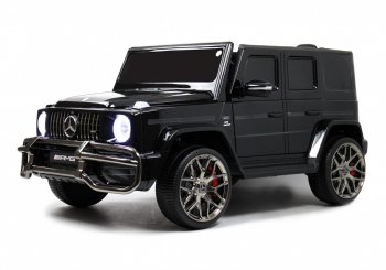 Детский электромобиль Rivertoys Mercedes-AMG G63 4WD (S307) Черный глянец