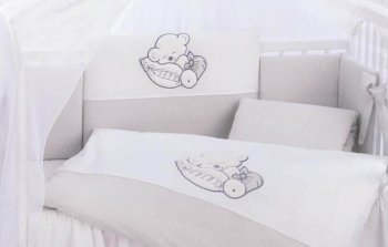 Сменный комплект постельного белья Lepre Fantasia (3 предмета) кремовый