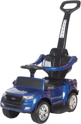 Электромобиль каталка детская Barty (3 в 1) Ford Ranger DK-P01P Синий глянец