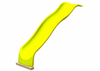 Горка с двойной волной желтая Rainbow Play Systems (Double Wave Slide Yellow) 