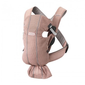 Рюкзак-кенгуру для новорожденных BabyBjorn Mini 3D Mesh 0210.03/dusty pink