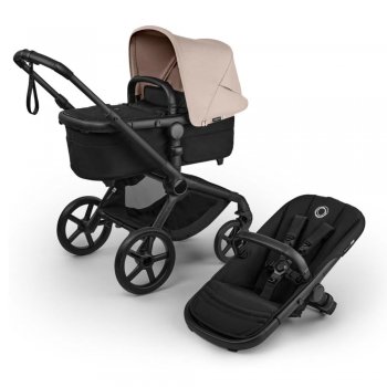 Детская коляска 2 в 1 Bugaboo Fox 5 Renew на шасси Black Black/Heritage Black/Desert Taupe