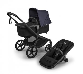 Детская коляска 2 в 1 Bugaboo Fox 5 Renew на шасси Black Black/Heritage Black/Deep Indigo