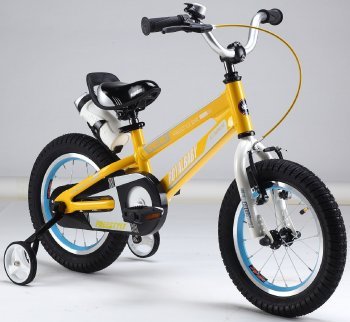 Детский велосипед Royal Baby Freestyle Space №1 Alloy колеса 16&quot; (Роял Беби Фристайл Эллой) Желтый