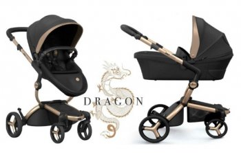 Коляска 2 в 1 Mima Xari MAX Special Edition Dragon-Black/Gold
