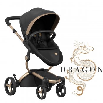 Коляска 2 в 1 Mima Xari MAX Special Edition Dragon-Black/Gold