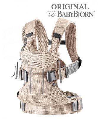 Рюкзак-кенгуру для новорожденных BabyBjorn One Air 0980.01/Pearly Pink