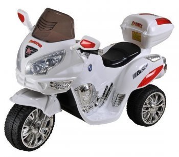 Электромотоцикл Rivertoys Мoto HJ 9888 (Ривертойс) Белый