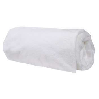 Махровая непромокаемая простыня Roba на резинке safe asleep® белый при покупке с продукцией Roba