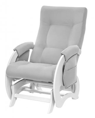 Кресло для кормления и укачивания Milli Ария (каркас молочный дуб) Молочный дуб/ткань Velutto 51