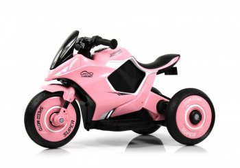 Детский электромотоцикл Rivertoys G004GG розовый