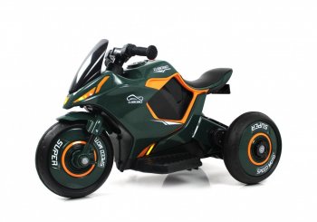 Детский электромотоцикл Rivertoys G004GG зеленый