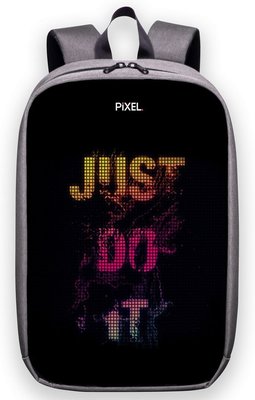 Рюкзак с Led-экраном Pixel Max Серый