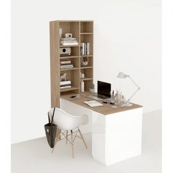 Стол-стеллаж №1 ABC King Crisp с ящиками Левый