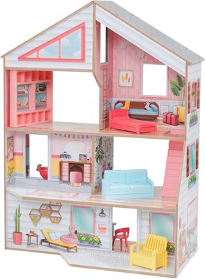 Кукольный домик KidKraft Чарли 10064_KE, с мебелью 10 элементов