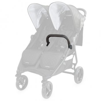 Бампер для одного ребенка для коляски Valco Baby Slim Twin black/при покупке отдельно