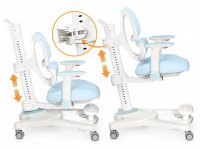 Комплект парта Mealux Montreal 2 (BD-670-2) + кресло Ergokids Space Air (Y-609) 4