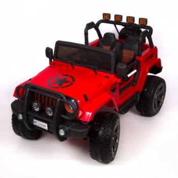  Электромобиль Jeep Wrangler Т555МР Красный