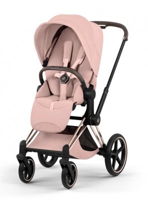 Прогулочная коляска Cybex Priam V Peach Pink (шасси на выбор)