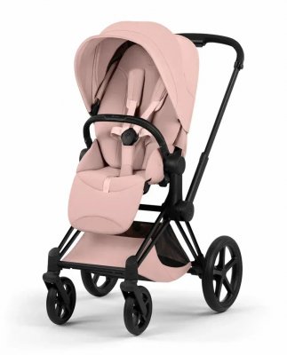 Прогулочная коляска Cybex Priam V Peach Pink (шасси на выбор) шасси Matt Black