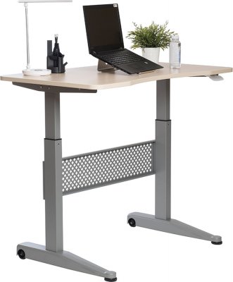 Пневматический стол Ergosenso-103 Серый/Береза