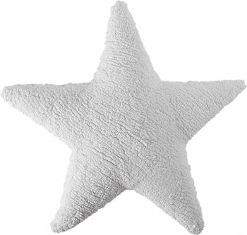 Подушка LorenaCanals Звезда Star (ЛоренаКаналс Стар) (50х50 см) белая