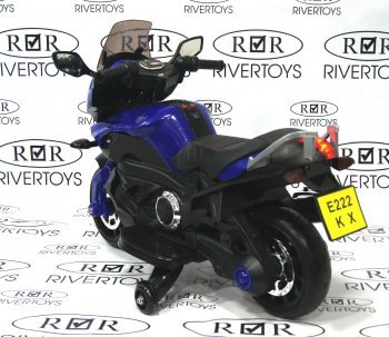Электромотоцикл Rivertoys E222KX Синий