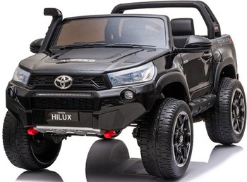 Детский электромобиль Rivertoys Toyota Hilux DK-HL850 (ЛИЦЕНЗИОННАЯ МОДЕЛЬ) с дистанционным управлением Черный глянец
