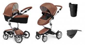 Коляска 2 в 1 Mima Xari 4G Camel (Starter Pack и шасси на выбор) шасси Aluminum 4G
