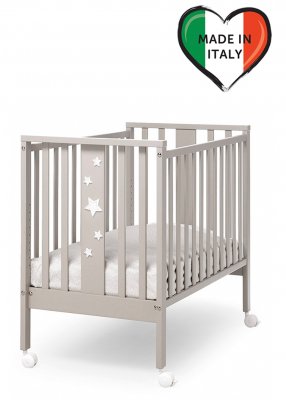 Кроватка Erbesi Stellina Mini Песочный/белый