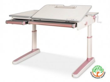 Детский стол-парта Mealux Oxford Lite (BD-930 Lite) с полкой/ящиком Розовый