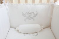 Комплект в кроватку MickyMarky «Шайн» со стразами и вышивкой, 7 предметов 4