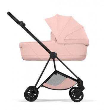 Коляска для новорожденного Cybex Mios IV 2026 Peach Pink (шасси на выбор) шасси Matt Black