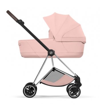 Коляска для новорожденного Cybex Mios IV 2026 Peach Pink (шасси на выбор) шасси Chrome Brown